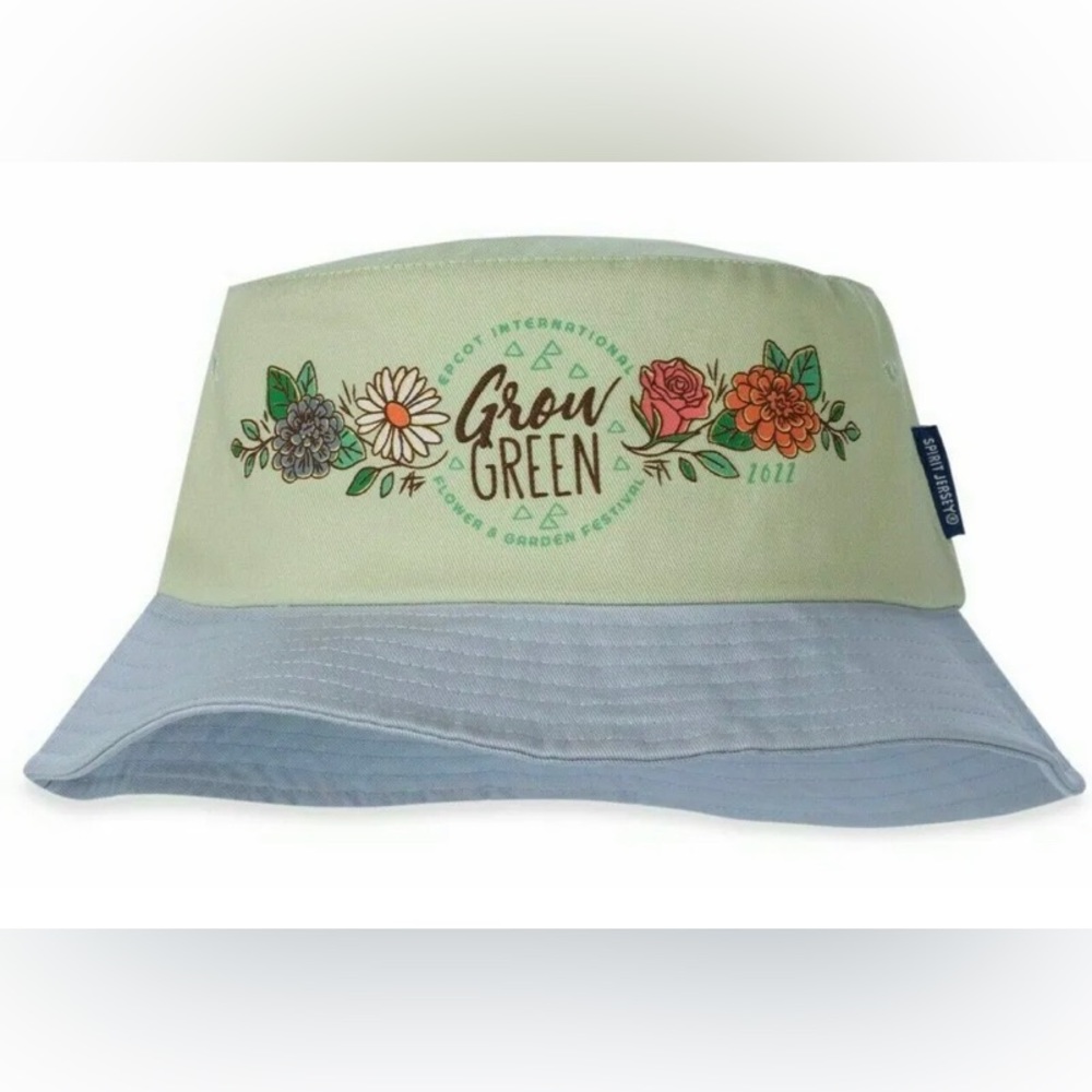 NWT Disney Bucket Hat - Spirit Jersey Epcot Flower And Garden 2022 Limited